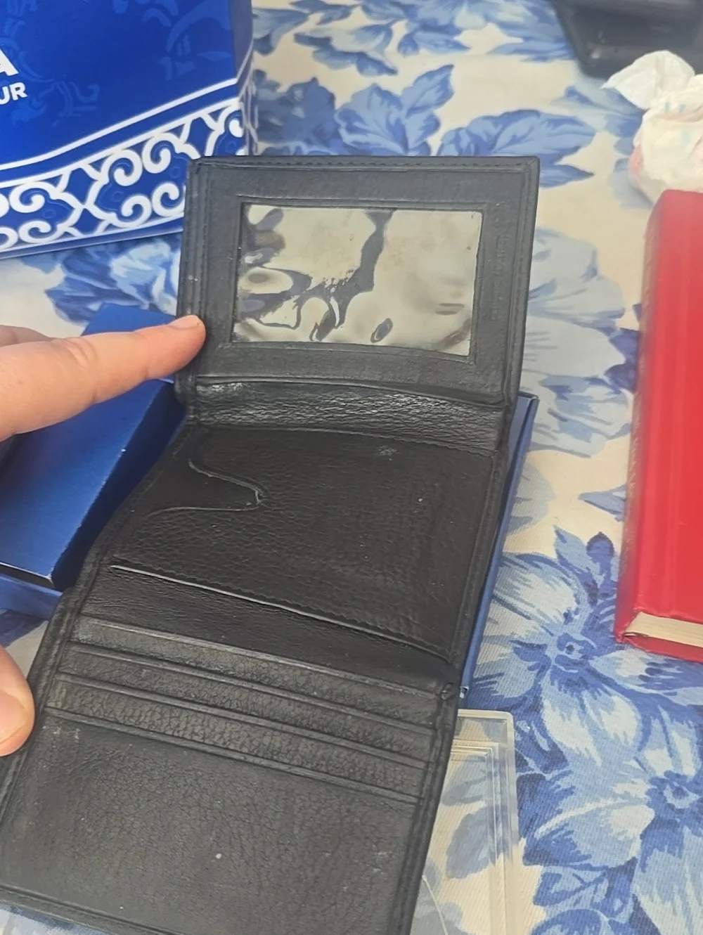 ❤️10/$40 ROBERT BRUCE Selecto Black Leather Wallet Read
